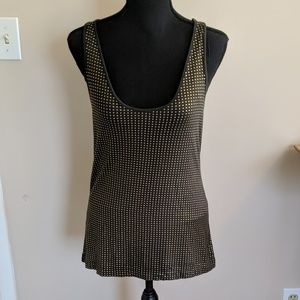 Express gold stud tank top